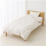 HOME COORDY 2枚合わせ羽毛掛ふとん ベージュ シングルロング 150cm×210cm