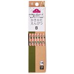 トップバリュ かきかたえんぴつ B 木目 六角 ダース 12本入