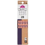 トップバリュ かきかたえんぴつ 2B 木目 六角 ダース 12本入