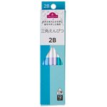 トップバリュ 三角えんぴつ 2B 12本入