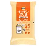 トップバリュベストプライス キッチンポリ袋 マチ付き Mサイズ 200枚入