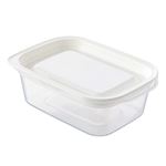 HOME COORDY フタをしたままレンジ保存容器 長方形 180ml 5個入