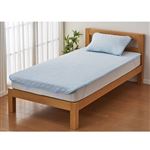 HOME COORDY 速く乾く パイル敷パッド シングル ブルー 100×200cm