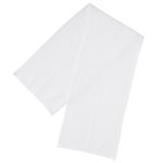 HOME COORDY 綿70%麻30%ボディタオル アイボリー 20×90cm