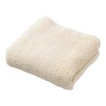 HOME COORDY 肌ざわりが選べるカラータオル フェイスタオル とてもやわらか ベージュ 34×80cm