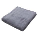 HOME COORDY 肌ざわりが選べるカラータオル バスタオル やわらか グレー 60×120cm