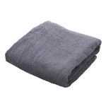 HOME COORDY 肌ざわりが選べるカラータオル 大判バスタオル やわらか グレー 70×140cm
