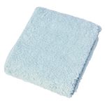 HOME COORDY やさしい肌ざわりのフェイスタオル ブルーグリーン 34×80cm