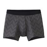 トップバリュ PEACE FIT SilkyFACT ボクサーブリーフ ジオメトリックドット チャコールグレー M