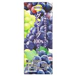 トップバリュベストプライス グレープ100%ジュース 200ml