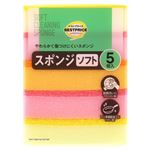 トップバリュベストプライス スポンジ ソフト 5個入