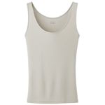 トップバリュ レディス PEACE FIT COOL タンクトップ Aベージュ L