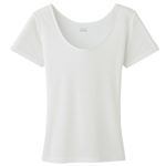 トップバリュ レディス PEACE FIT COOL 3分袖 オフ L