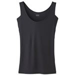 トップバリュ レディス PEACE FIT COOL 汗取りパッド付タンクトップ クロ XL