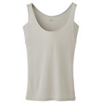 トップバリュ レディス PEACE FIT COOL 汗取りパッド付タンクトップ Aベージュ M