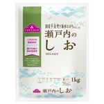 トップバリュ 平釜焚き海水にがりの入った 瀬戸内のしお 1kg