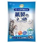 トップバリュベストプライス たっぷり使える 紙製のネコ砂 10L