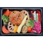 【12：00～18：00の配送限定】トップバリュ 彩り野菜と豆腐ハンバーグ弁当 1パック