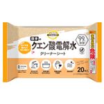 トップバリュベストプライス クエン酸電解水 クリーナーシート 厚手 20枚入
