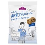 トップバリュ トキメクおやつ部 ゆるギル 糖質50%オフのチョコチップビスケット バニラ 42g