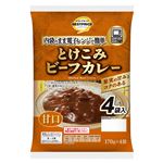 トップバリュベストプライス とけこみビーフカレー 甘口 170g×4袋入