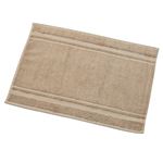HOME COORDY ざぶざぶ洗えるタオルバスマット グレージュ 35cm×45cm