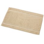 HOME COORDY ざぶざぶ洗えるタオルバスマット ベージュ 40cm×60cm