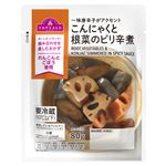 トップバリュ こんにゃくと根菜のピリ辛煮 80g