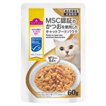トップバリュ MSC認証のかつおを使用した キャットフードパウチ ゼリー仕立て 総合栄養食 成猫期用 60g【猫用】