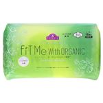 トップバリュ FiT Me オーガニックコットン使用 ナプキン 羽つき 20.5cm 無香料 18個入