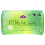 トップバリュ FiT Me オーガニックコットン使用 ナプキン 羽つき 24cm 無香料 15個入
