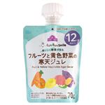 【12ヶ月頃～】トップバリュ fun fun smile フルーツと黄色野菜の寒天ジュレ 70g