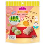 トップバリュ トキメクおやつ部 桃の国茶屋の お腰につけたい 抹茶クリーム大福&クルミもち 98g