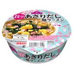 トップバリュ 花咲く あさりだし塩ラーメン 100g