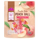 トップバリュ Nuts&Joy Fruits Bite ピーチボール 60g