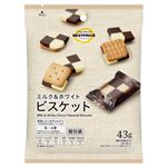 トップバリュベストプライス ミルク&ホワイト ビスケット 43g
