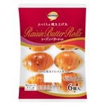 トップバリュベストプライス レーズンバターロール 6個入