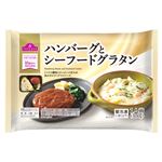トップバリュ ハンバーグとシーフードグラタン 1人前 300g