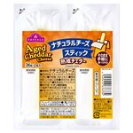 トップバリュ ナチュラルチーズスティック 熟成チェダー 18g×2本入