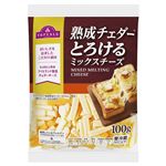 トップバリュ 熟成チェダー とろけるミックスチーズ 100g