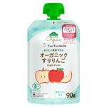 【7ヶ月頃～】トップバリュグリーンアイ オーガニック fun fun smile すりりんご 90g
