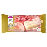 トップバリュ 贅沢フルーツバー 白桃果汁100% 75ml
