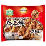トップバリュベストプライス 山芋を加えふわふわでとろっとした たこ焼 400g（20個入）