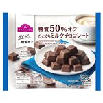 トップバリュ 糖質50%オフ ひとくちミルクチョコレート 123g