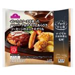 トップバリュ プロのひと品 ロイヤル首席料理長監修 ぜいたくソースを使ったハンバーグ&チキンとあらびきソーセージのミックスグリル 280g