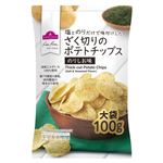 トップバリュ フリーフロム ざく切りのポテトチップス のりしお味 100g