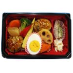 【12：00～18：00の配送限定】トップバリュ 彩り野菜と豆腐ハンバーグ弁当 1パック