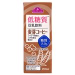 トップバリュ 低糖質 豆乳飲料麦芽コーヒー 200ml