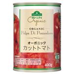 トップバリュグリーンアイ オーガニック カットトマト 400g