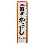 トップバリュ 粗挽き和がらしの辛みと旨み 国産からし 43g